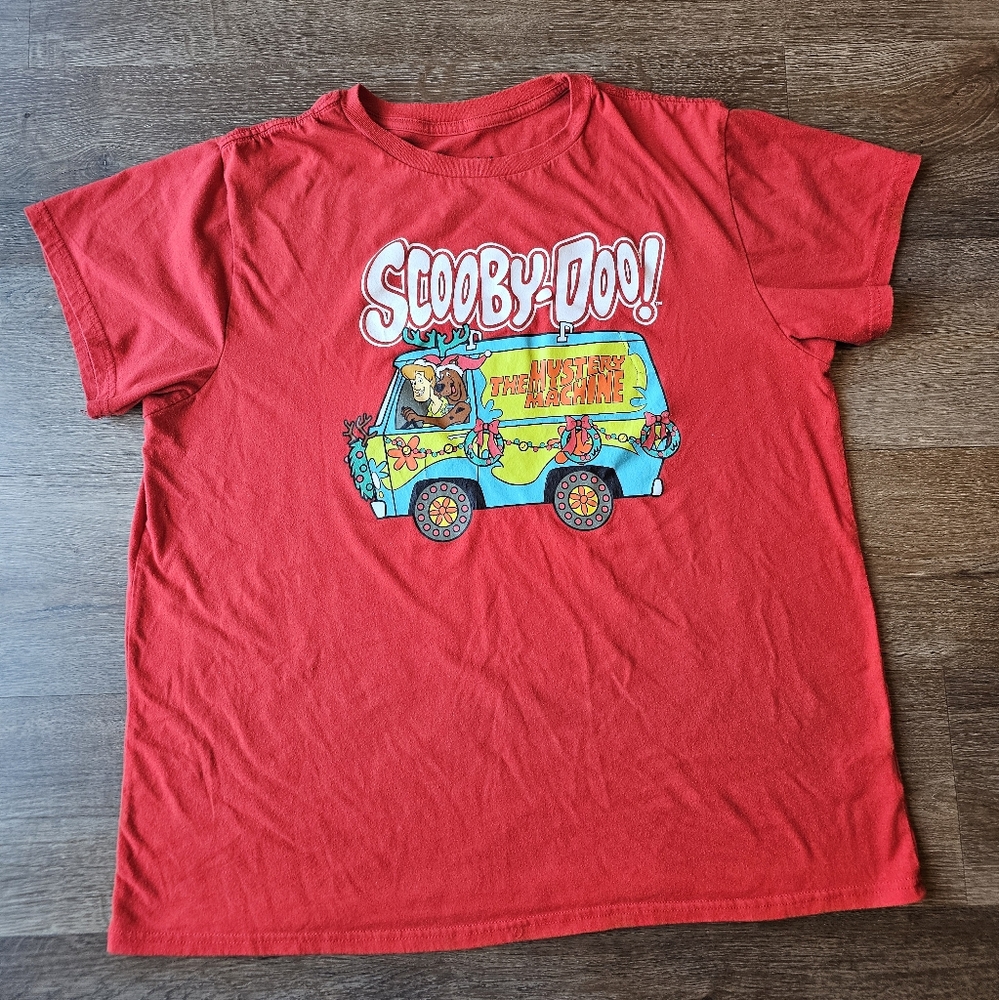 Scooby Doo Mystery Machine Christmas Red Shirt size Mens 3XL